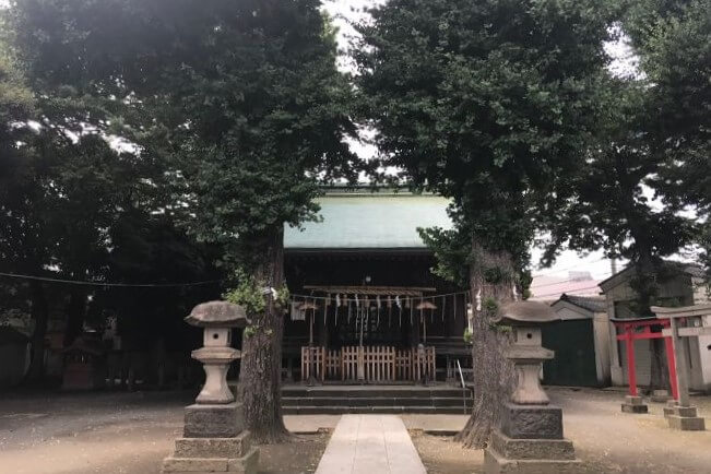 東京都にある六所神社（大田区下丸子）のアクセス、住所、電話番号などの説明です。